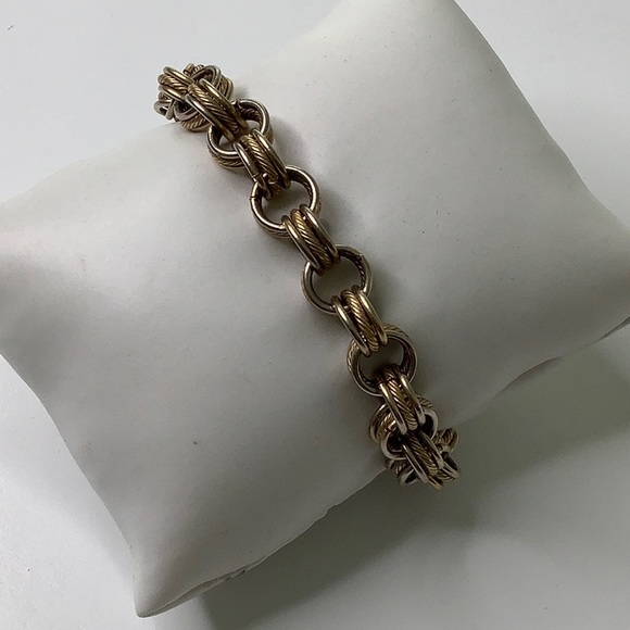 Catherine Popesco Triple Kindled Circles Bracelet Sz 75 45$